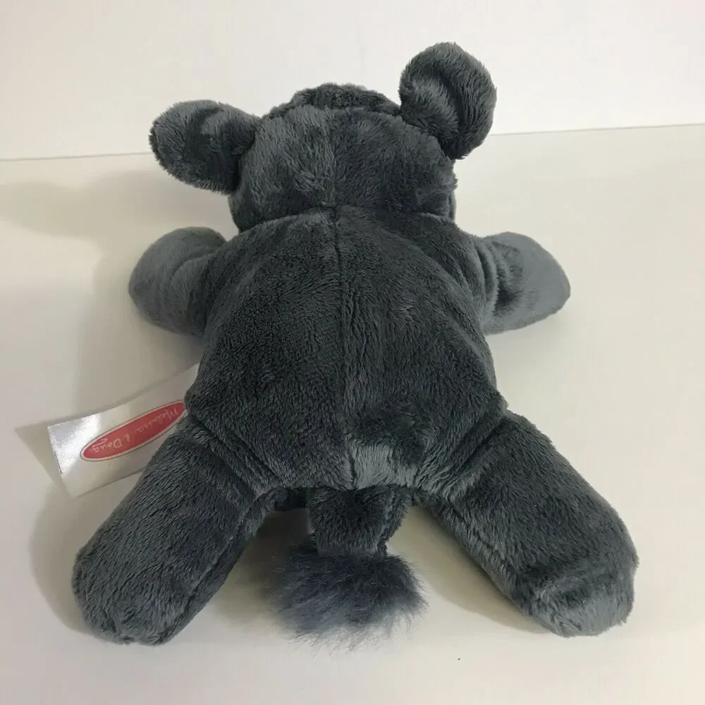 Melissa & Doug Gray Rhino Plush Rhinoceros Stuffed Animal Toy 9”
